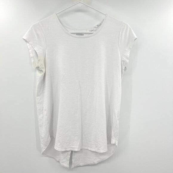 Lot of 2 Women's Size Small Tops Striped Tank and White Tee - Picture 4 of 7